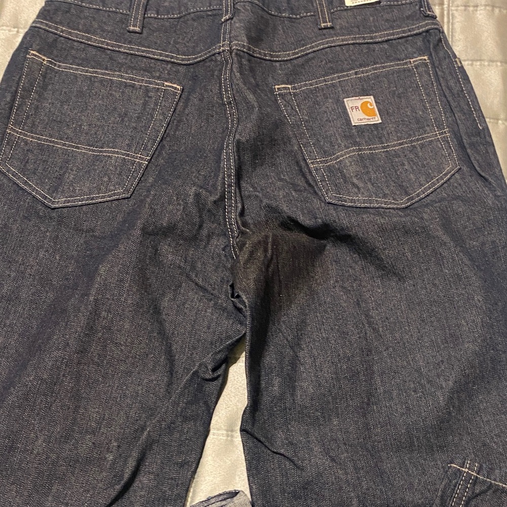 Carhartt Men's Dark Blue Relaxed Jeans